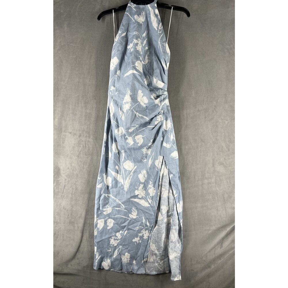 Reformation Blue Floral Dress